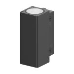 Ledvance Wall Light Urban Vario Aluminium Black Up & Down 27W 2700lm - 830-840 CCT | IP65 - Dali Dimmable