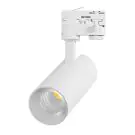 Noxion LED Track Spot 3-Phase Ecowhite Aluminium White 20W 2060lm 36D - 840 Cool White | UGR <19