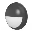 Noxion LED Bulkhead Pro V2 12/16/20W 2400lm - 830-840-865 CCT | 325mm - IP65 - Motion and Light Sensor - Emergency 3H + Eyelid Ring Black