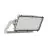 Ledvance LED Floodlight Max Radial 25 Aluminium Grey 600W 76000lm 25D - 830 Warm White | IP66 - Symmetrical