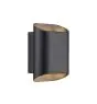 Nordlux Nico 22 Wall Light Black IP54 | Suitable for 4x GU10