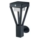 Ledvance LED Wall Light Outdoor Endura Style Black 6W 550lm - 830 Warm White | IP44 - Motion and Light Sensor